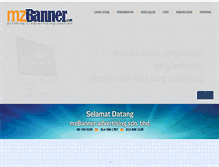 Tablet Screenshot of mzbanner.com